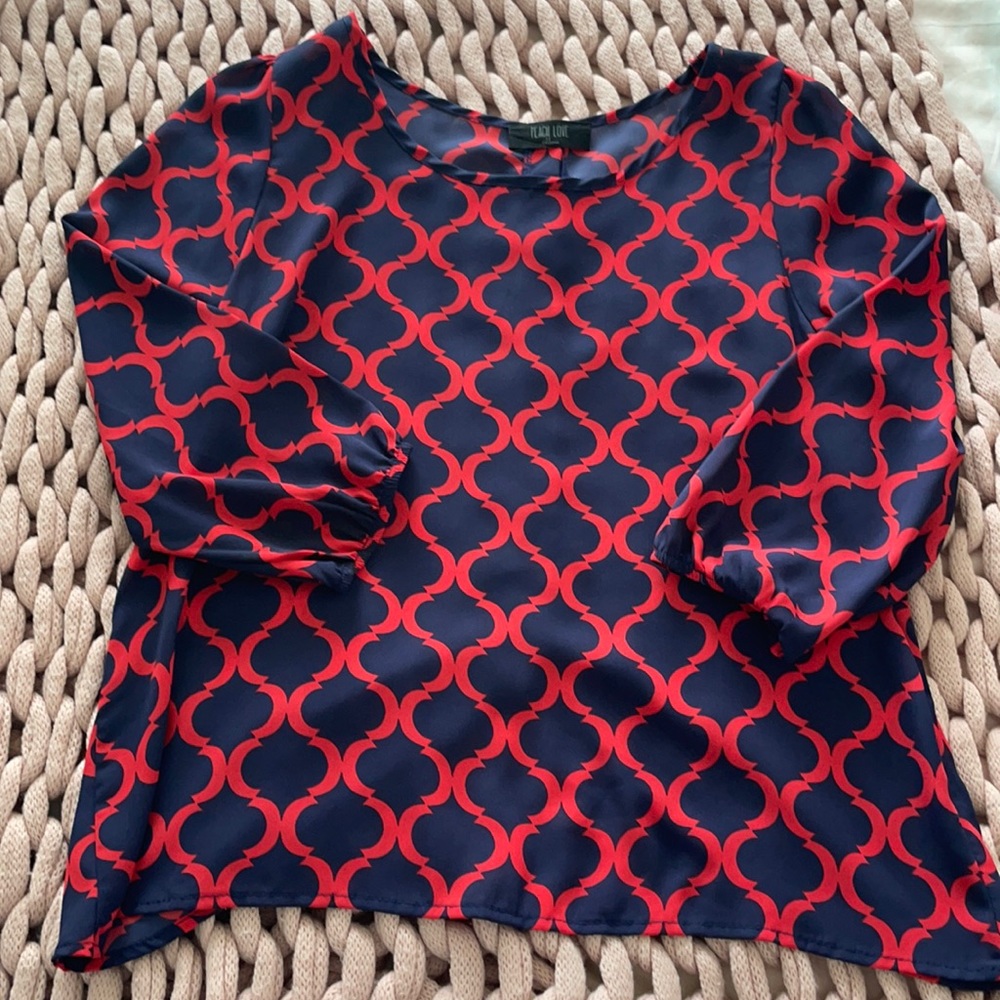 Peach Love Blouse